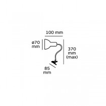 ΦΩΤΙΣΤΙΚΟ LED USB ΓΡΑΦΕΙΟΥ ΛΕΥΚΟ 5W ΜΑΝΤΑΛΑΚΙ 5000Κ 58610-113728 VK/04237/Β/D - second view