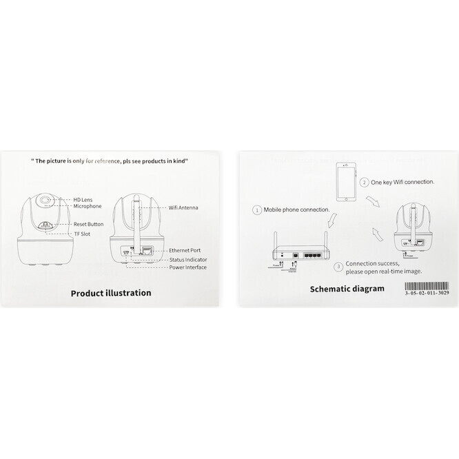 Geyer GSC-C4 IP Κάμερα Παρακολούθησης Wi-Fi Full HD+ 5MP με Αμφίδρομη Επικοινωνία - second view