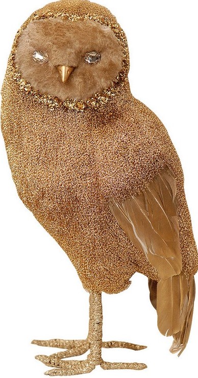 LIANOS Επιδαπέδιο Χριστουγεννιάτικο Διακοσμητικό Κουκουβάγια 18 x 13 x 32(Η)cm  62024961