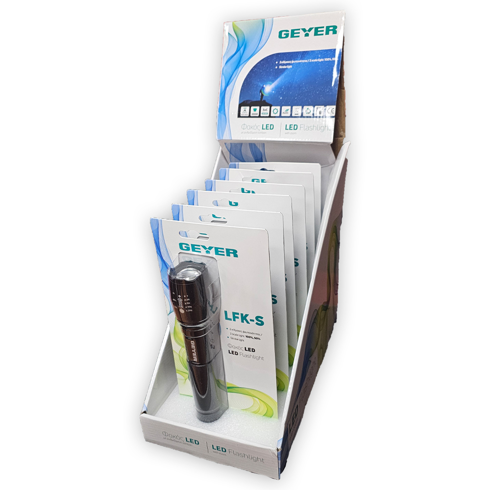 ΦΑΚΟΣ 10W ΜΠΑΤΑΡΙΑΣ 3xC 1000lm LFK-S GEYER - second view