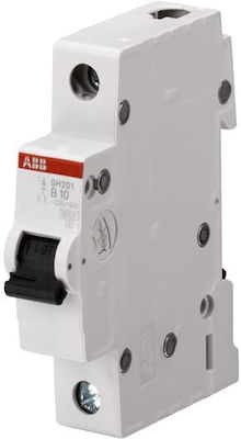 Abb Αυτόματη Ασφάλεια 10A Μονοπολική SH201-B10 73378